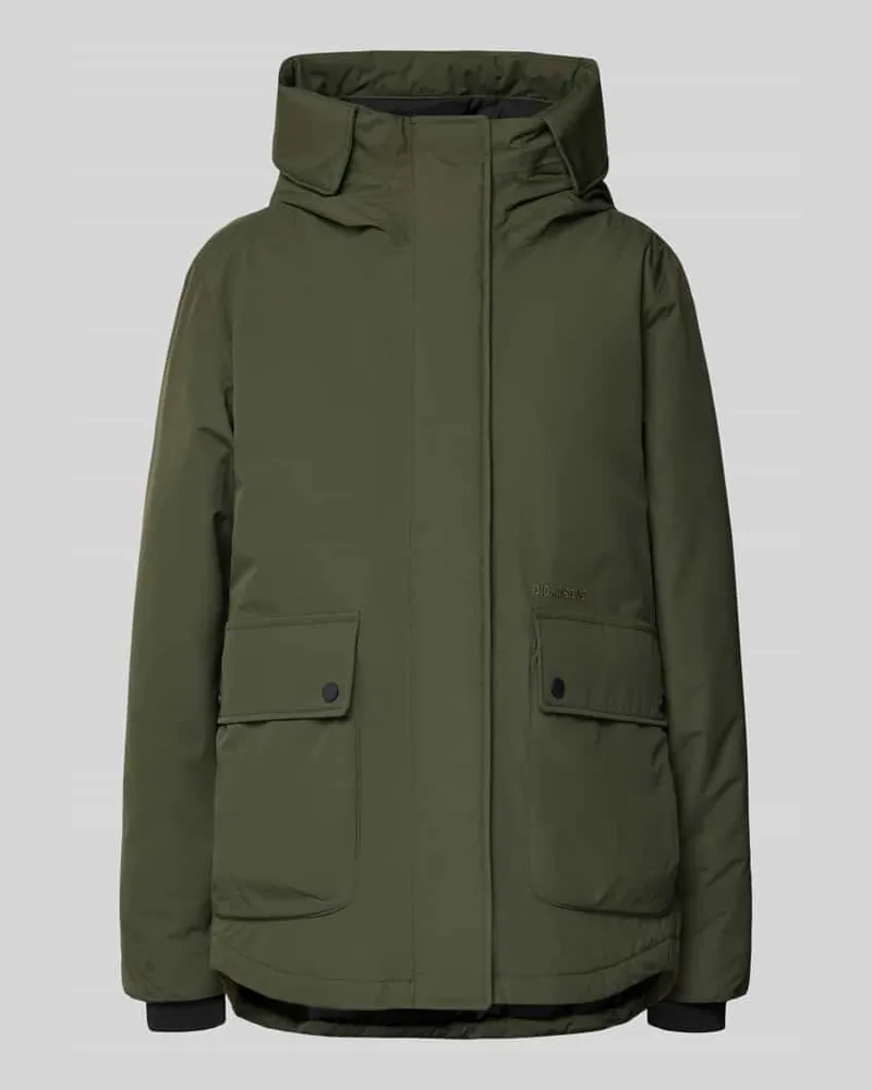 Didriksons 1913 Jacke mit Kapuze Dunkelgruen