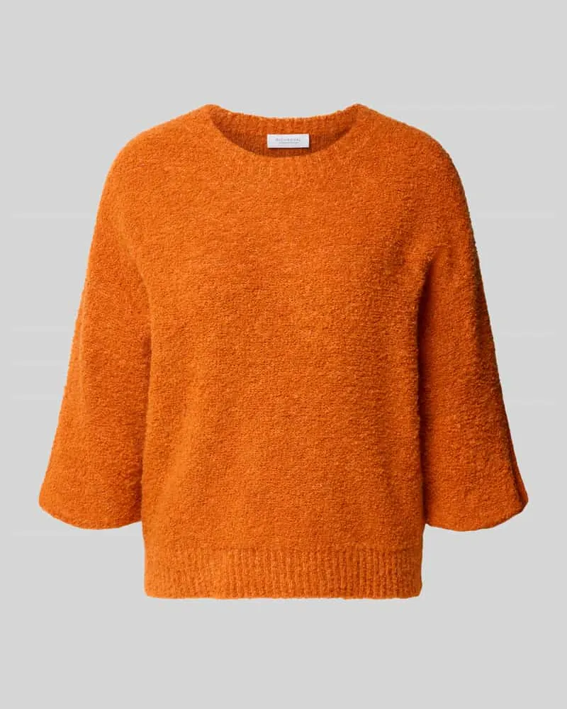Rich&Royal Strickpullover mit 3/4-Arm Orange