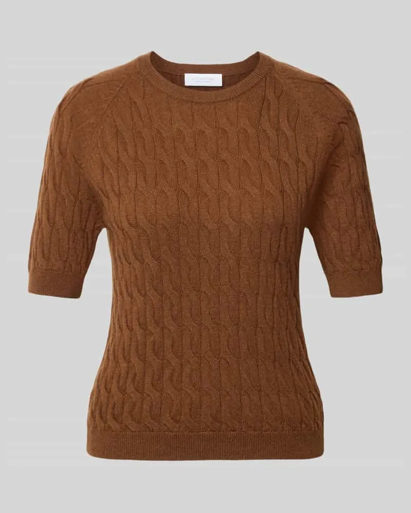 Rich&Royal Slim Fit Pullover aus Woll-Mix mit Kaschmir-Anteil Camel