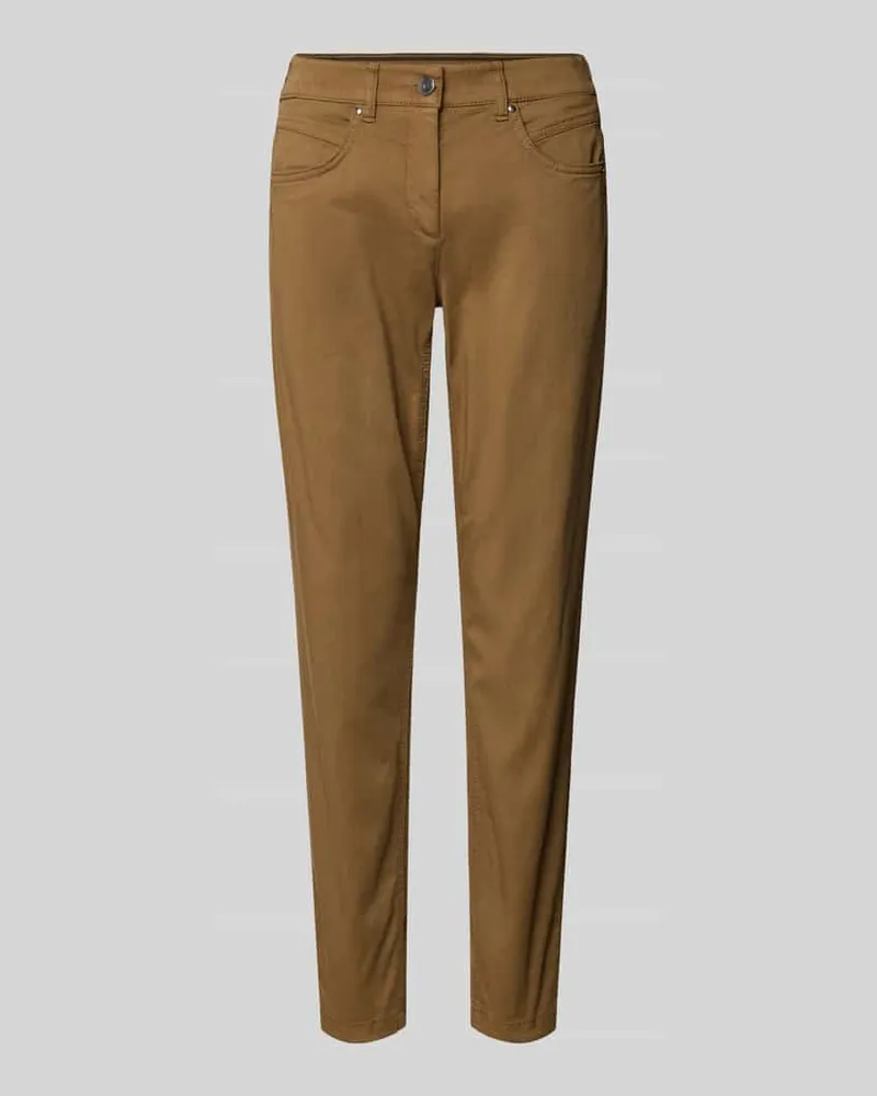 Luisa Cerano Hose mit Eingrifftaschen Khaki