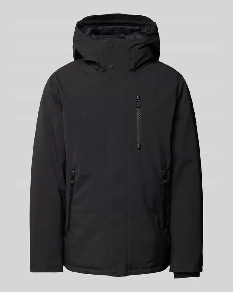 People of Shibuya Jacke mit Kapuze Modell 'AKORE Black