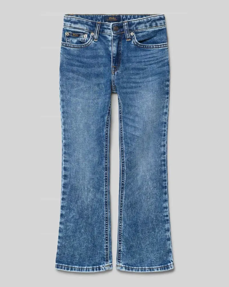 Ralph Lauren Flared Jeans mit 5-Pocket-Design Blau