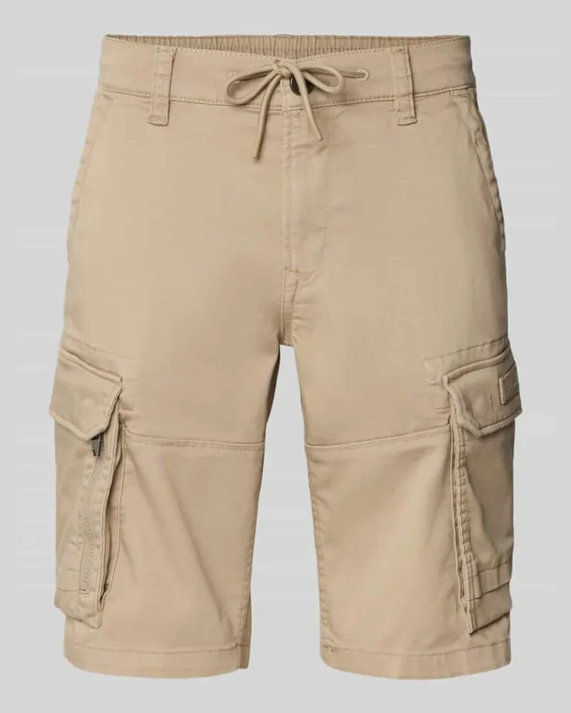 PME Legend Bermudas mit Cargotaschen Beige