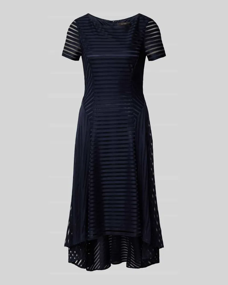 Vera Mont Cocktailkleid mit Rundhalsausschnitt Dunkelblau