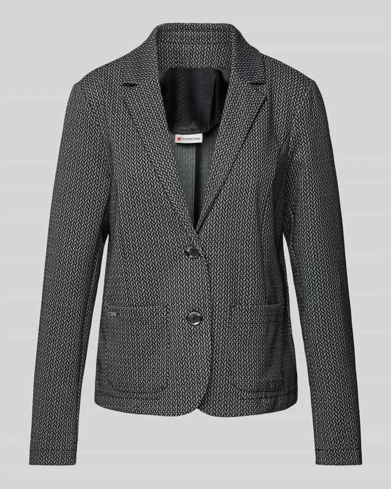 Street One Blazer mit Reverskragen Black