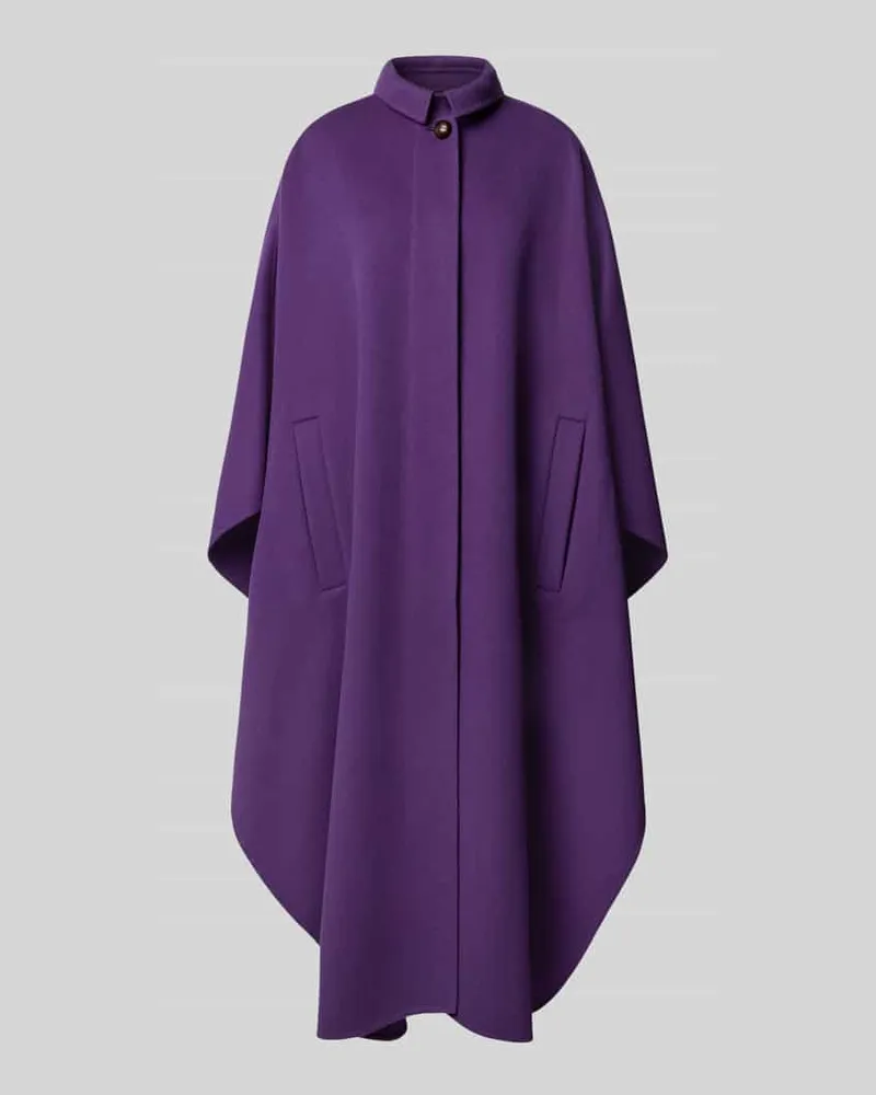 Max Mara Overzized Mantel im Poncho-Style Modell 'PAGGIO Violett