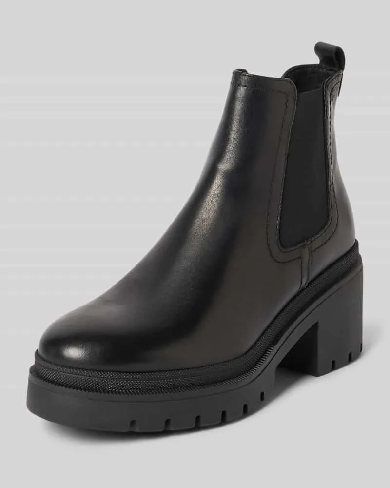 Tamaris Boots aus echtem Leder Black