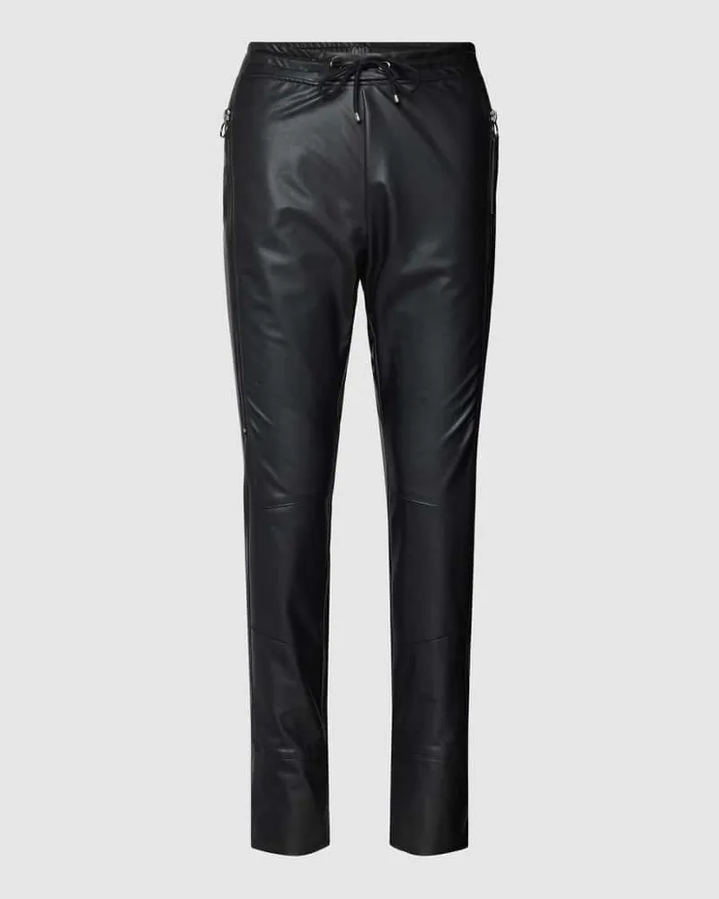 MAC Jeans Hose mit Zierhnähten Modell 'Future Black