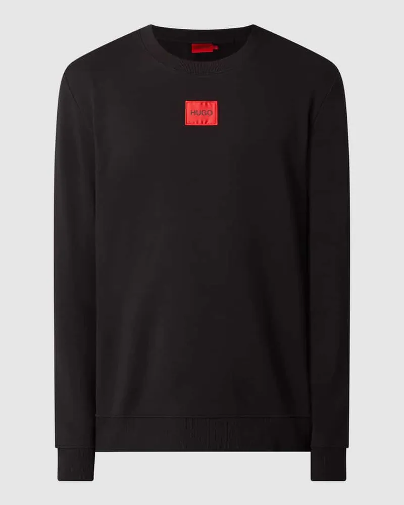 HUGO BOSS Sweatshirt aus Baumwolle Modell ' Diragol Black