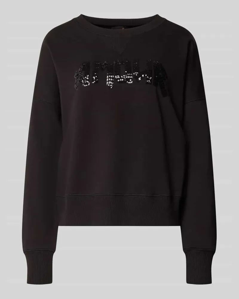 Miss Goodlife Relaxed Fit Sweatshirt aus reiner Baumwolle Black