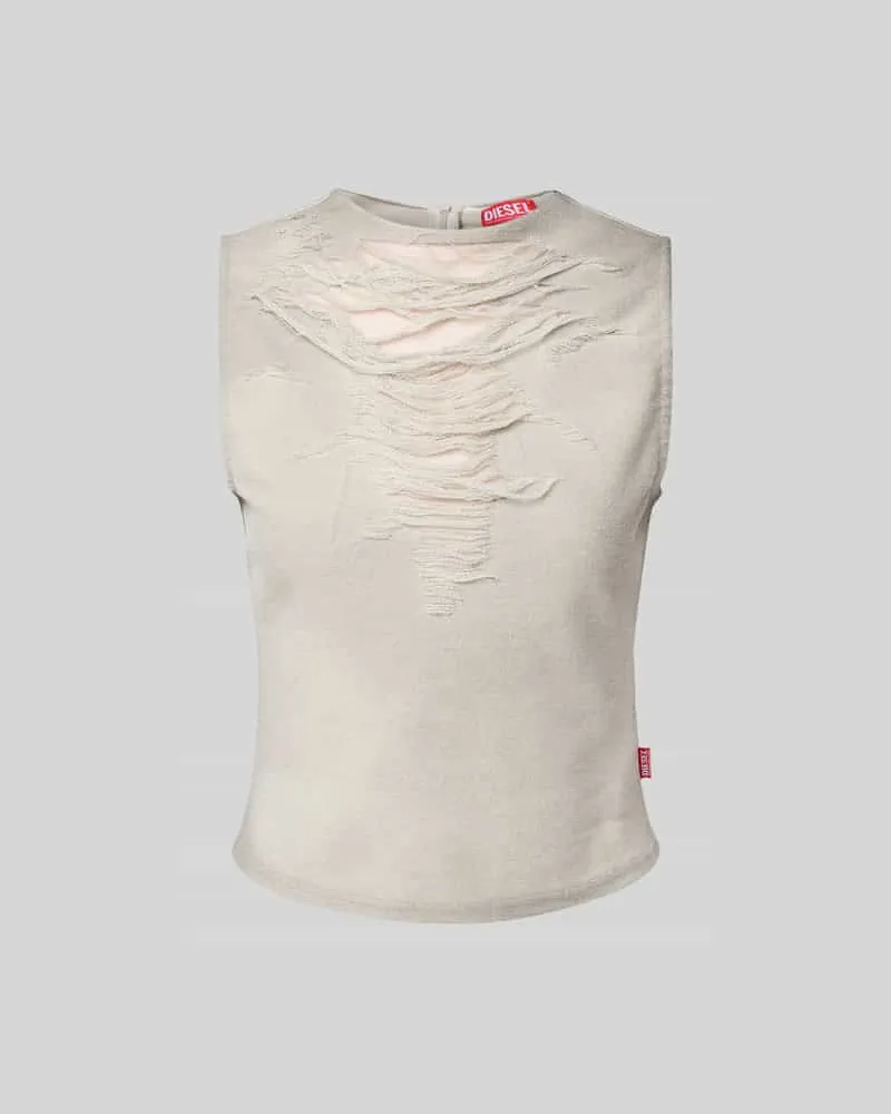 Diesel Tanktop im Used-Look Hellgrau