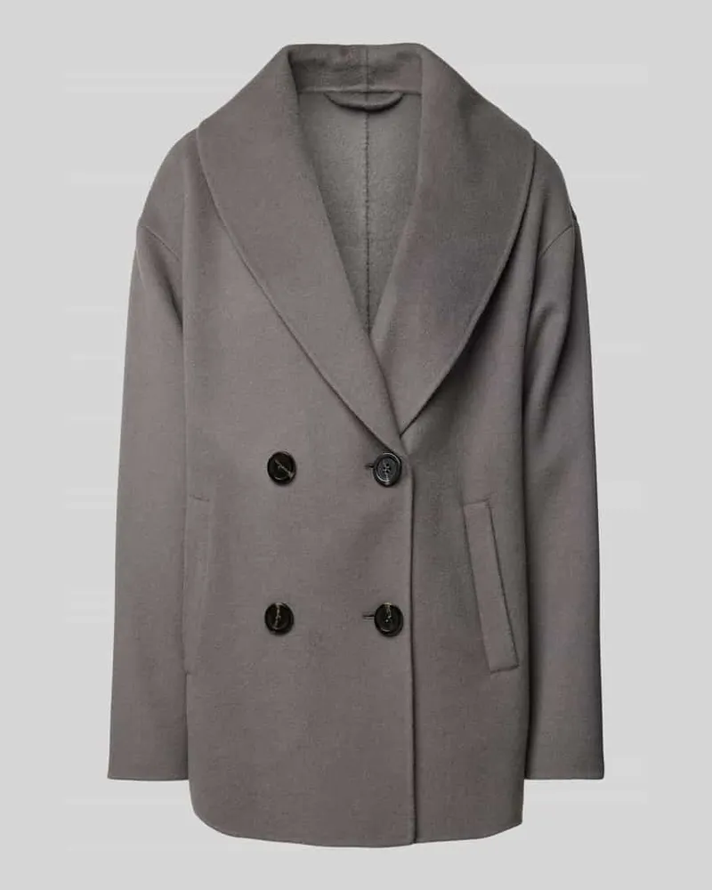 Oakwood Wolljacke mit Reverskragen Modell 'AMELIE Dunkelgrau