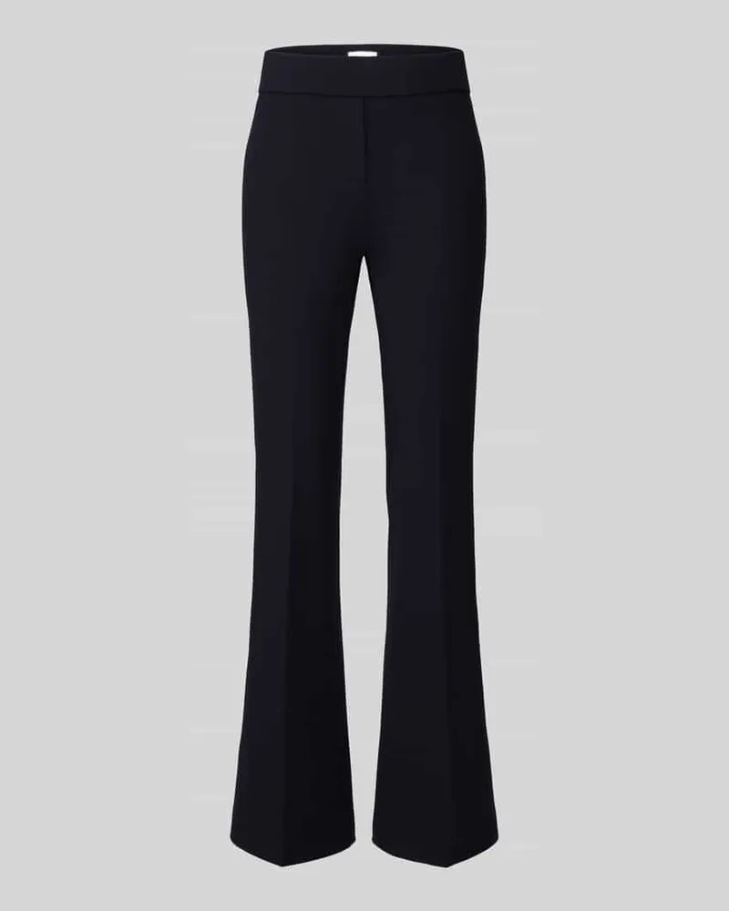 SEDUCTIVE  Regular Fit Schlaghose aus Viskose-Mix Modell 'NANOU Marine