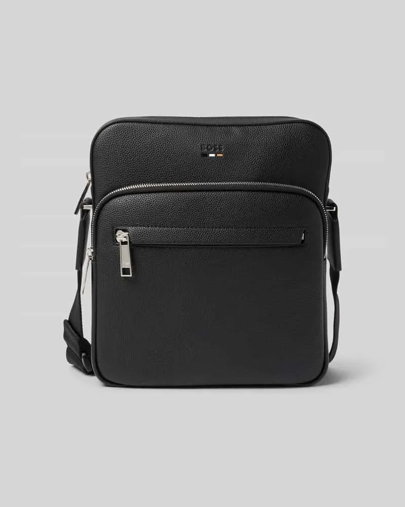 HUGO BOSS Umhängetasche mit Label-Prägung Modell 'RAY Black
