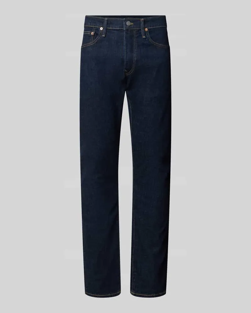 Ralph Lauren Slim Fit Jeans mit Raw Denim Optik Blau