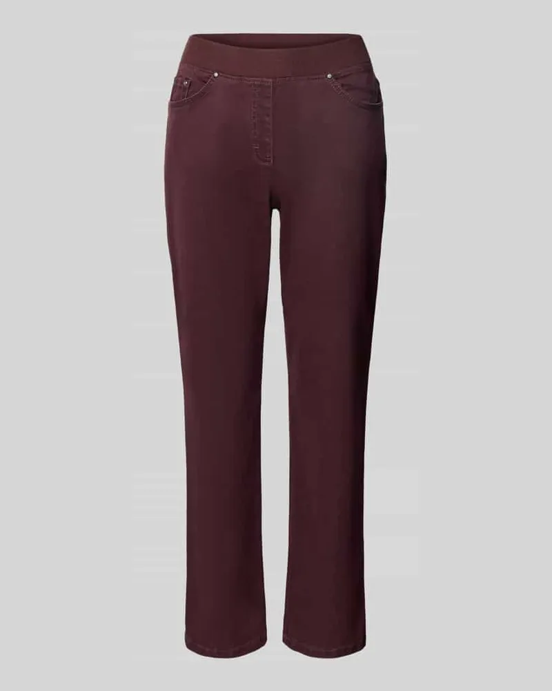 Brax Stoffhose mit 5-Pocket-Design Modell 'PAMINA Bordeaux