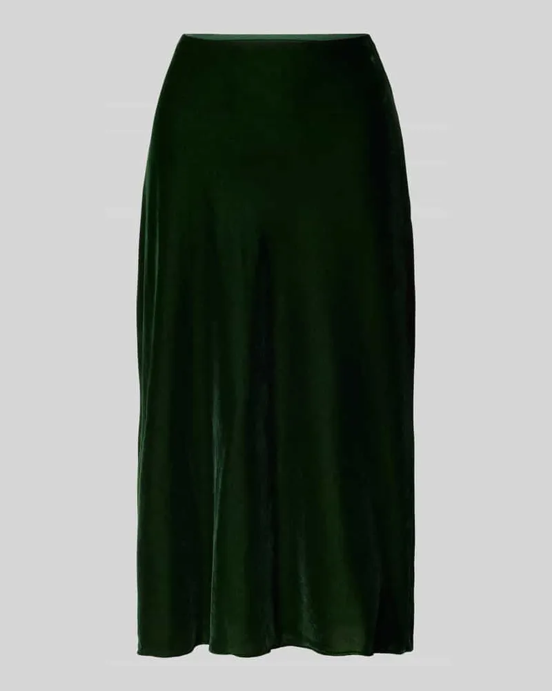 Ralph Lauren Midirock mit seitlichem Reißverschluss Modell 'SHARAE Dunkelgruen