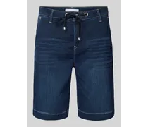 Regular Fit Jeansshorts mit Tunnelzug Modell 'Jogg`n Short