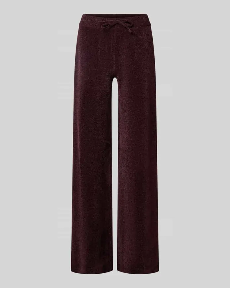 Juicy Couture Sweathose mit Tunnelzug Dunkelrot