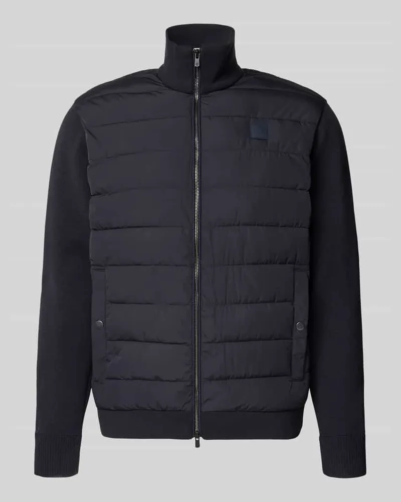 Jack & Jones Steppjacke mit Zweiwege-Reißverschluss Modell 'HUDSON Marine