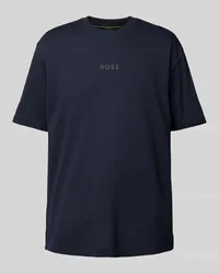 HUGO BOSS T-Shirt mit Logo-Print Dunkelblau