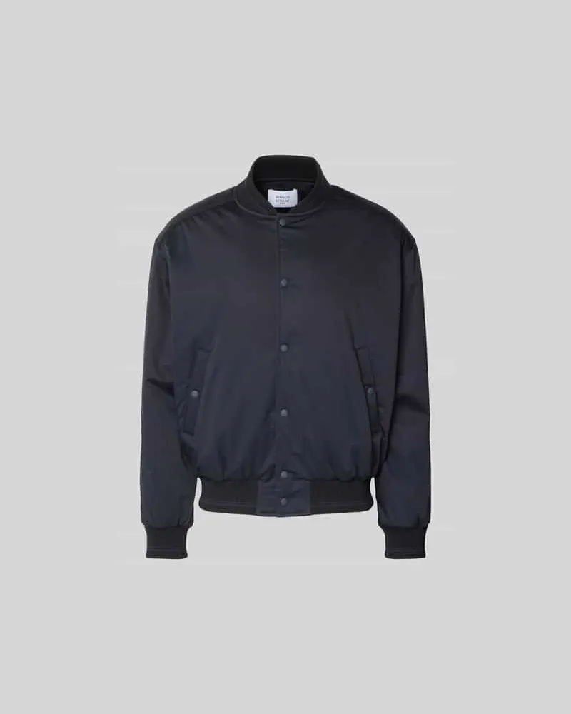 Kitsuné Blouson mit Stehkragen Dunkelblau
