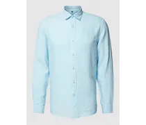 Tailored Fit Freizeithemd mit Label-Stitching