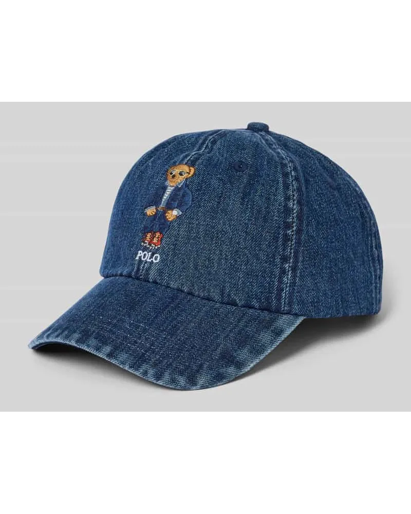 Ralph Lauren Basecap in Denim-Optik Dunkelblau