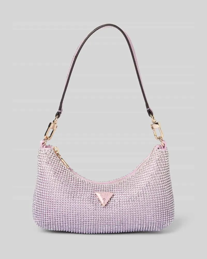 Guess Handtasche mit Strasssteinbesatz Modell 'ZALINA Pink