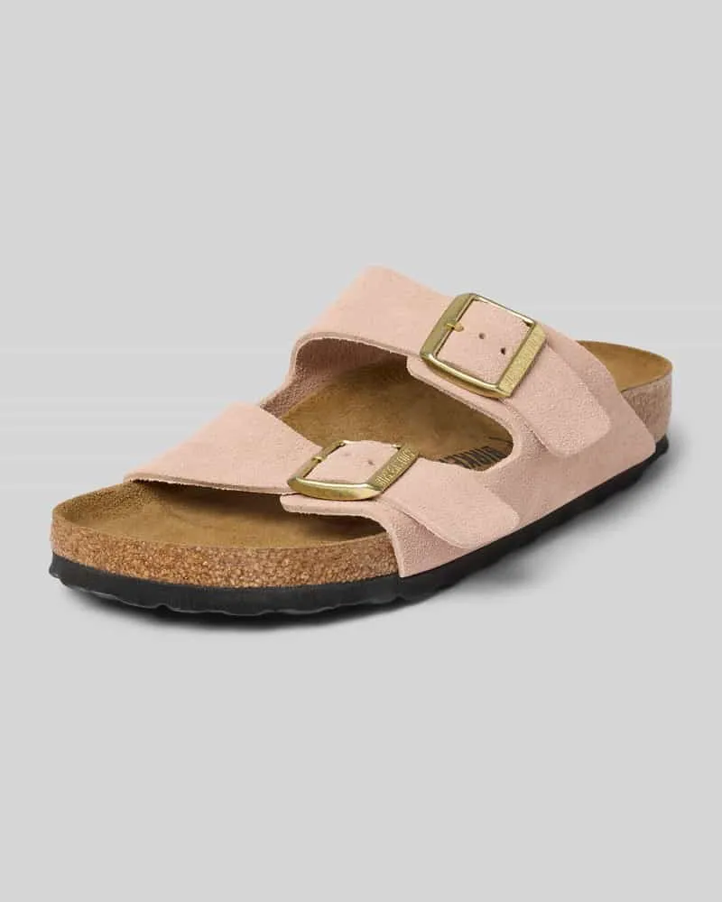Birkenstock Slides mit Dornschließen Modell 'Arizona Rosa