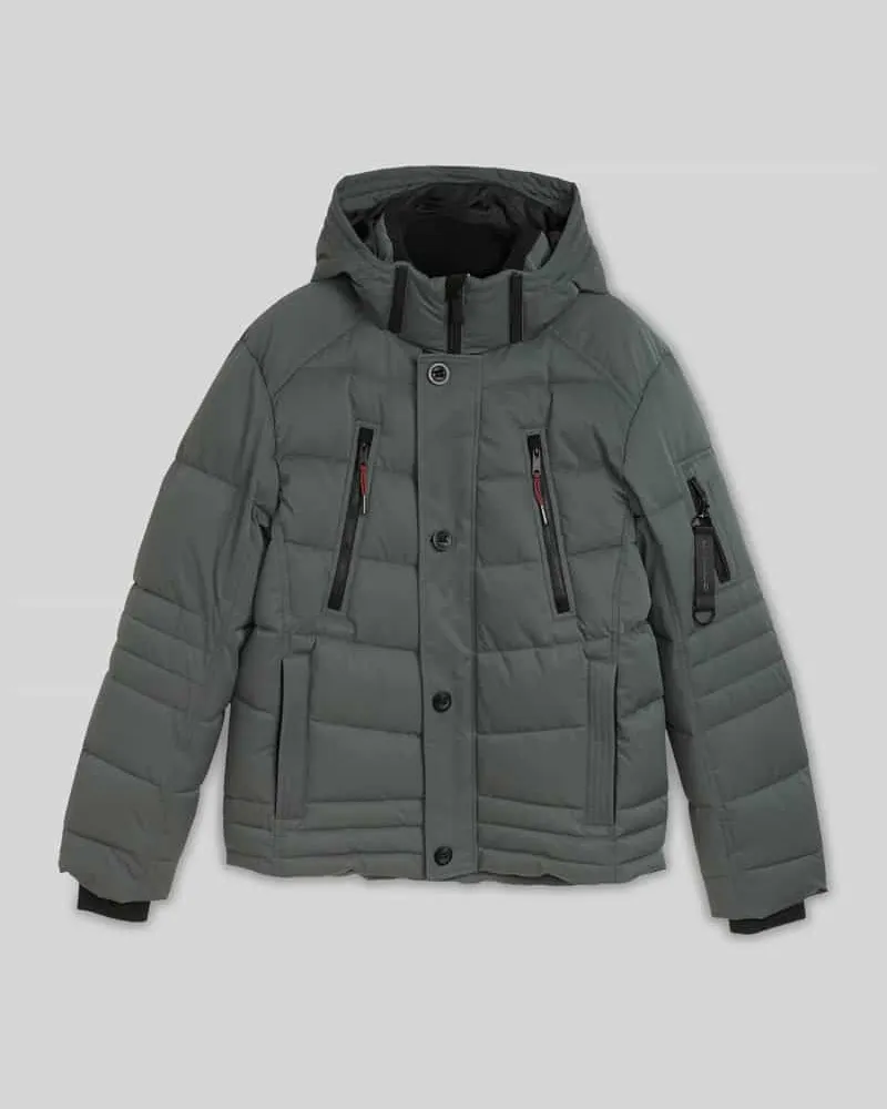 Tom Tailor Funktionsjacke mit Daunen-Steppung Oliv