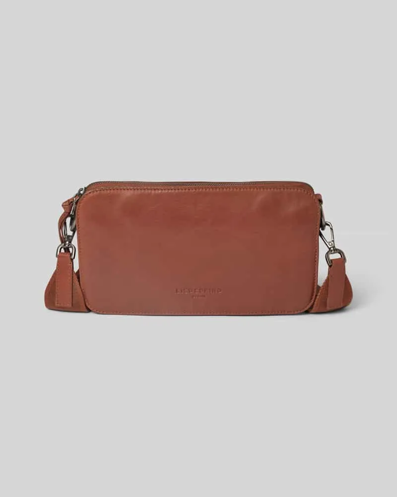 Liebeskind Handtasche aus Leder mit Schulterriemen Modell 'Clarice Cognac