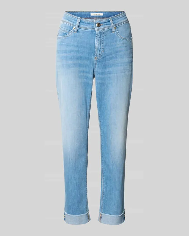 Cambio Slim Fit Jeans mit verkürzter Beinlänge Modell 'PIPER Hellblau