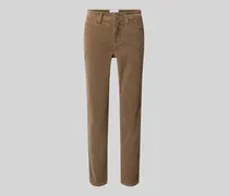 Cordhose in verkürzter Passform Modell 'PIPER CROPPED