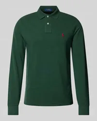 Ralph Lauren Custom Slim Fit Poloshirt mit Label-Stitching Bottle