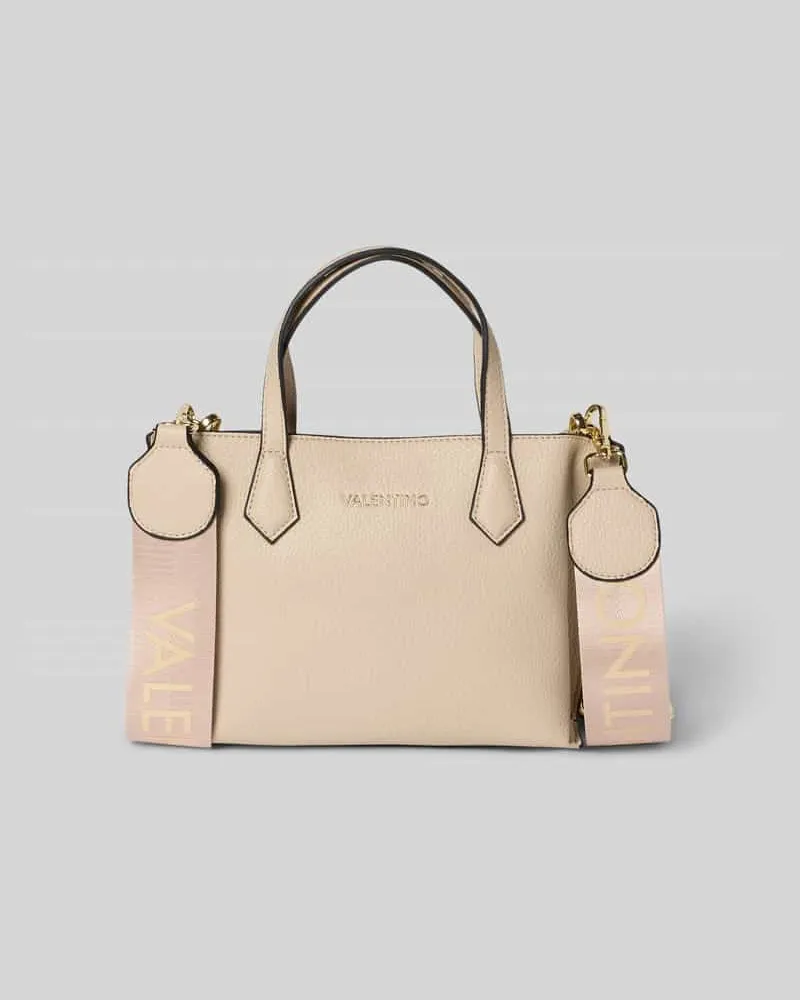 Valentino Bags Handtasche mit Label-Detail Ecru