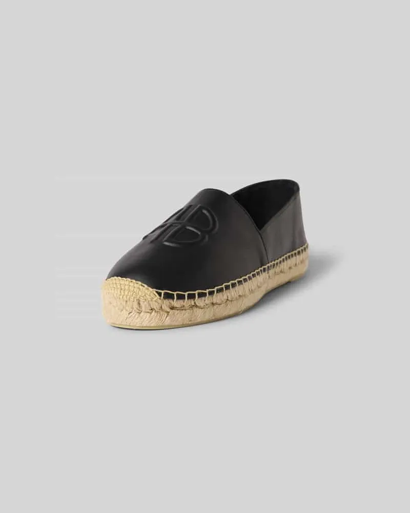 Anine Bing Espadrilles mit Label-Detail Black