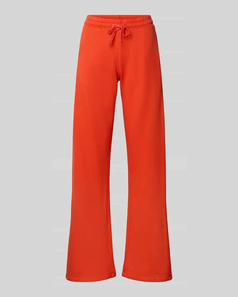 Juvia Jogginghose mit Seitenschlitz Rot