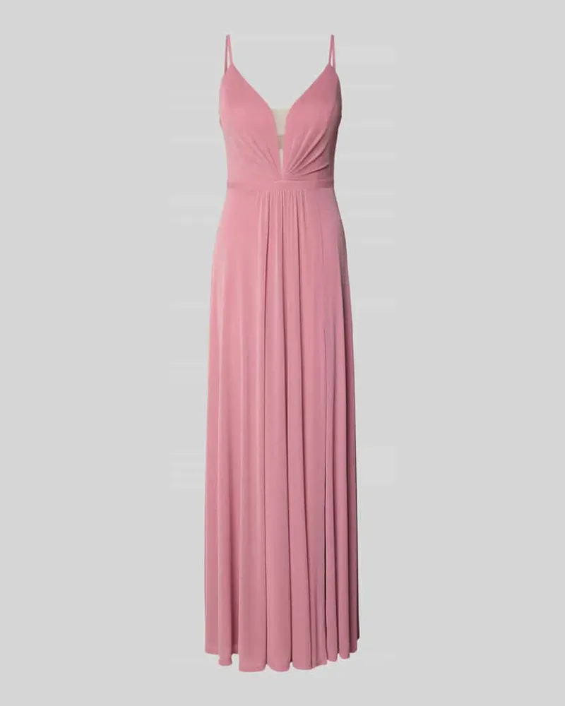 Vera Mont Abendkleid mit Herz-Ausschnitt Rosa