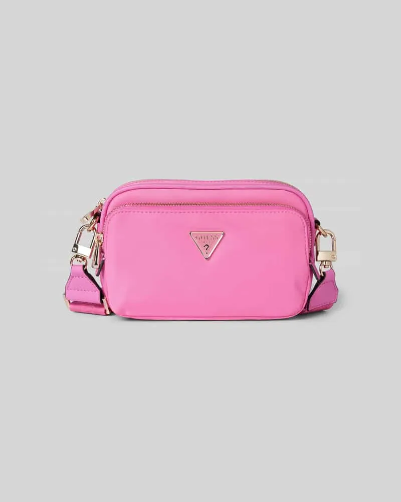 Guess Mini-Umhängetasche mit Label-Detail Modell 'GEMMA Pink