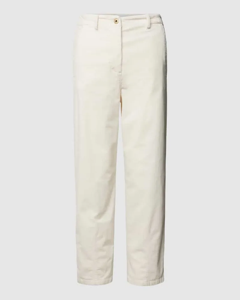 cinque Hose aus Cord mit Eingrifftaschen Sand