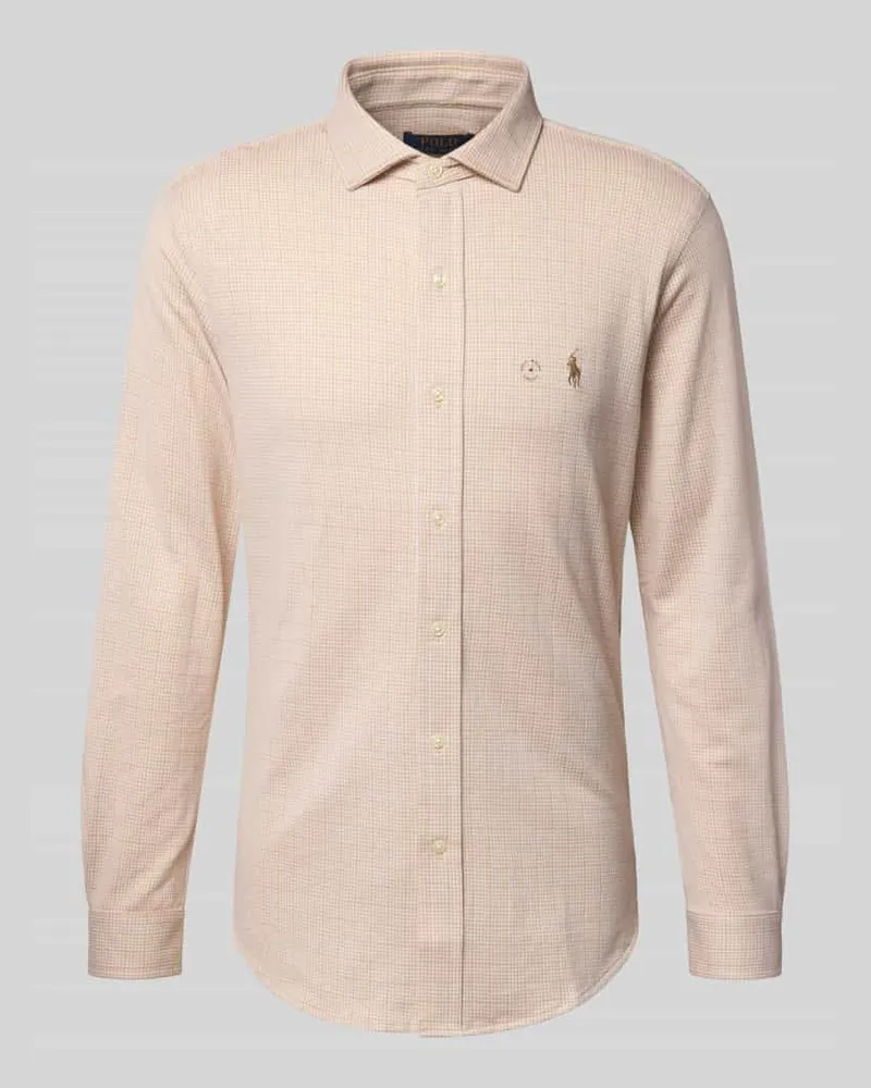 Ralph Lauren Regular Fit Freizeithemd aus reiner Baumwolle Sand