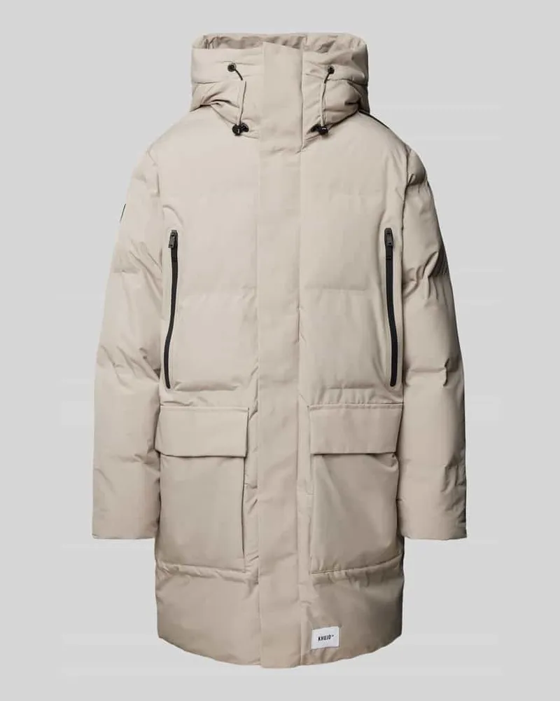 khujo Parka mit Kapuze Modell 'Hant Hellgrau
