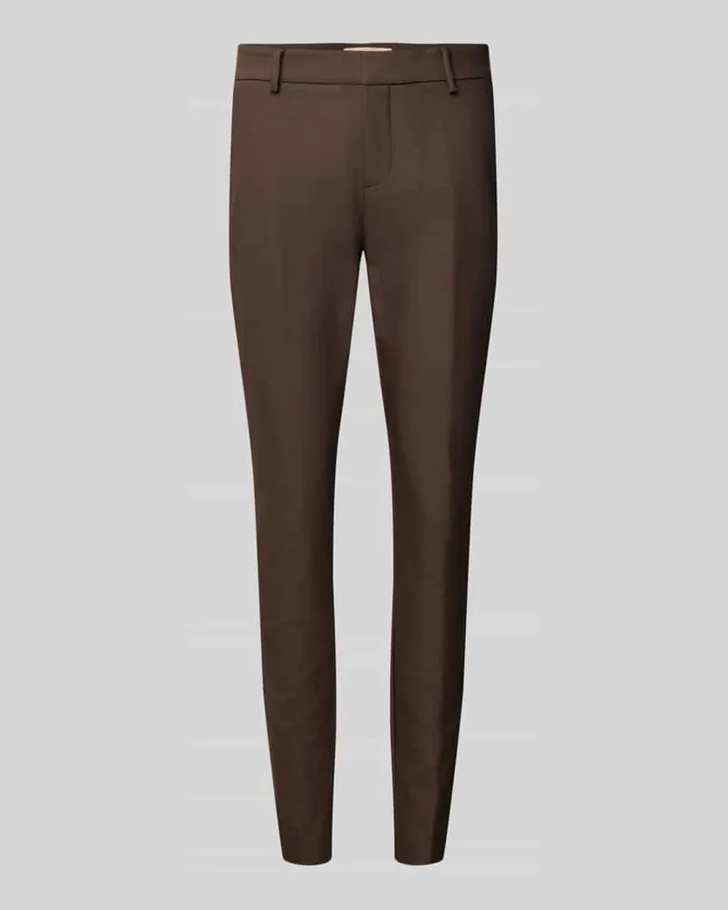 Mos Mosh Slim Fit Anzughose aus Baumwoll-Mix Schoko