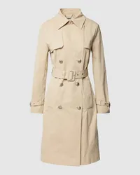 Guess Trenchcoat aus Viskose-Elasthan-Mix Sand