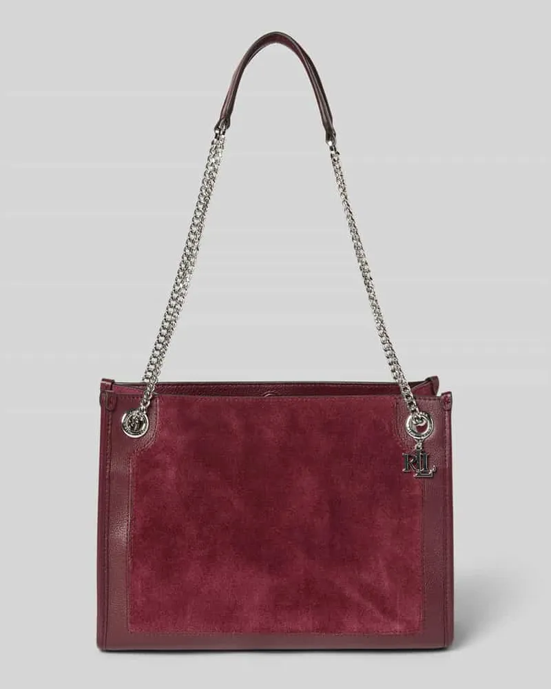 Ralph Lauren Handtasche mit Tragehenkel Bordeaux