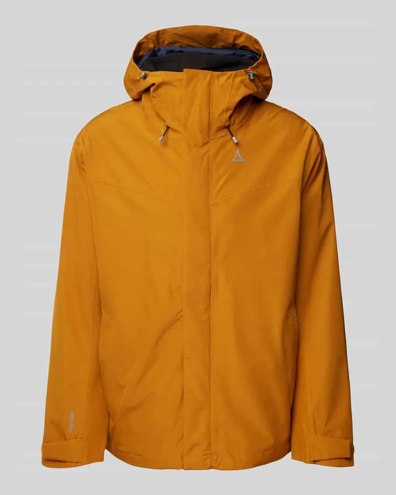 Schöffel Softshell-Jacke mit Label-Print Modell 'OKERE Gelb