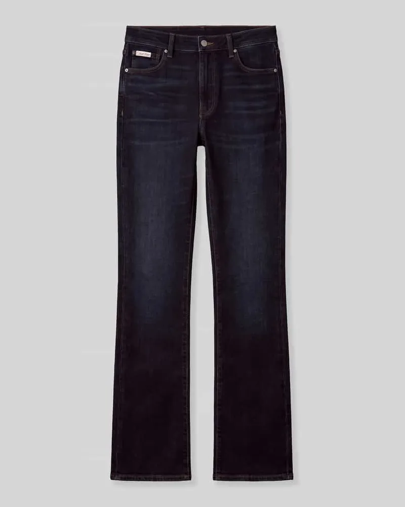 Calvin Klein Bootcut Fit Jeans aus reiner Baumwolle mit Dark Wash Jeansblau