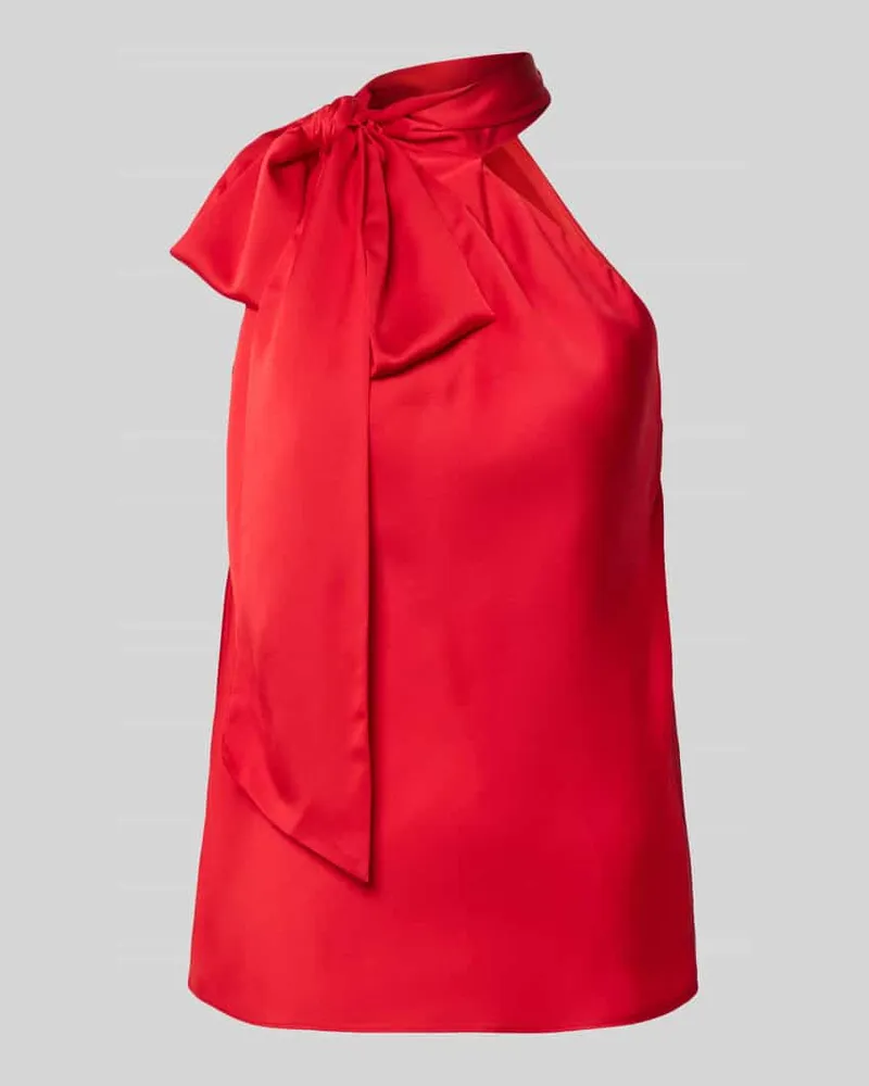 Ralph Lauren Shaped Fit Top mit Schnürdetail Rot