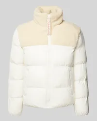 Calvin Klein Steppjacke mit Logo-Detail Offwhite